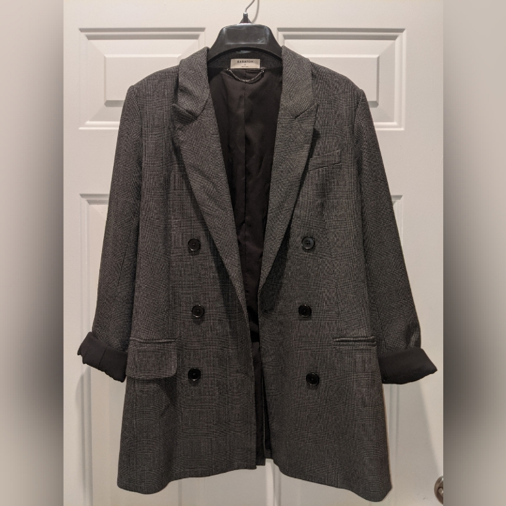 Babaton aritzia size 0 blazer grey great condition